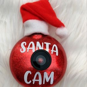 Santa Cam Christmas Ornament